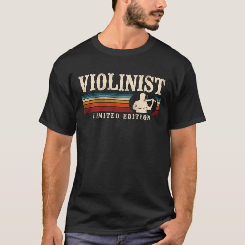 Violin Violinist Violinist Limited Edition Retro T_Shirt