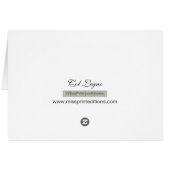 Violin Window Cards (Back Horizontal)