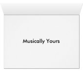 Violin - Winter Carnival, Quebec City Cards (Inside Horizontal (Bottom))
