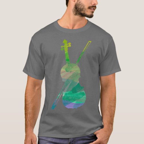 Violin with bow T_Shirt