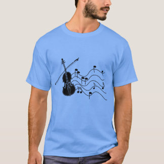Violin with music notes gift T-Shirt