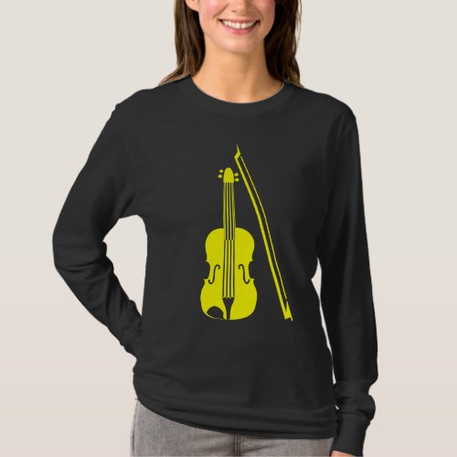 Violin _ Yellow T_Shirt