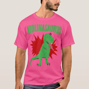 Violinasaurus Violinist Dinosaur Orchestra Viola T T-Shirt