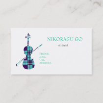 violinist business card