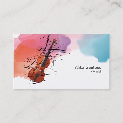 Violinist Business Card