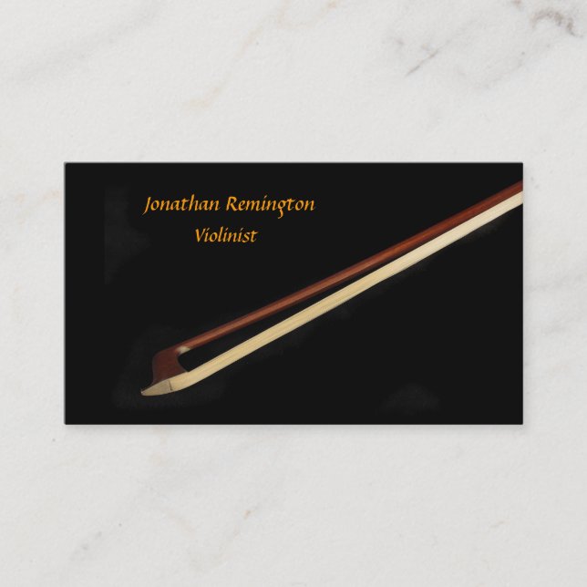 Violinist Business Card (Front)