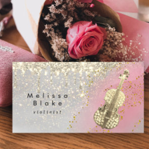 violinist business card