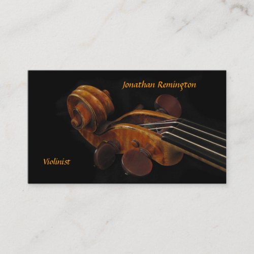 Violinist Business Card Templates