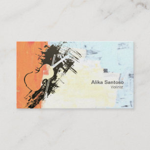 Violinist Business Card