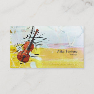 Violinist Business Card