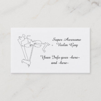 Violinist Business Card
