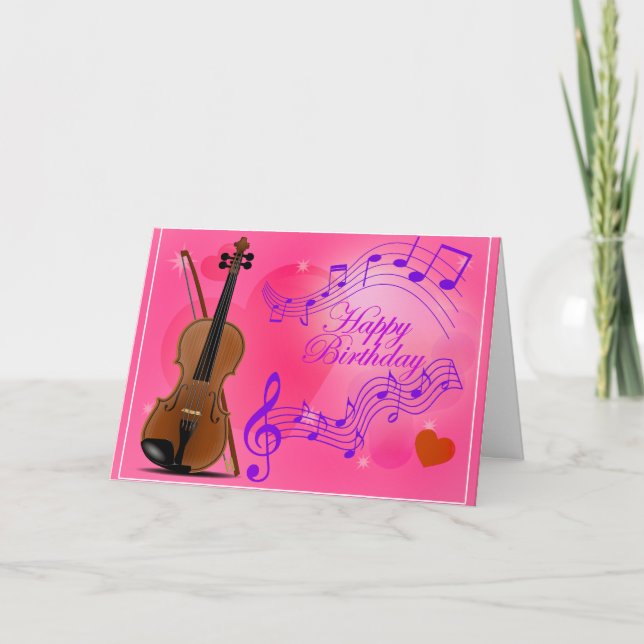 Violinist Card (Front)