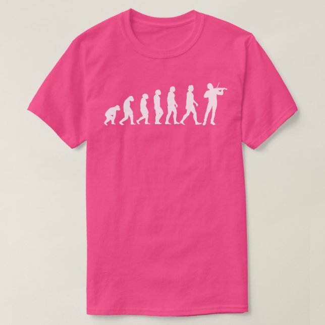 Violinist Evolution 2 T-Shirt (Design Front)