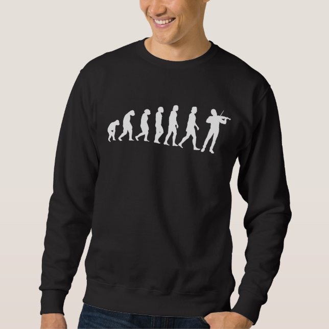 Violinist Evolution Sweatshirt (Front)