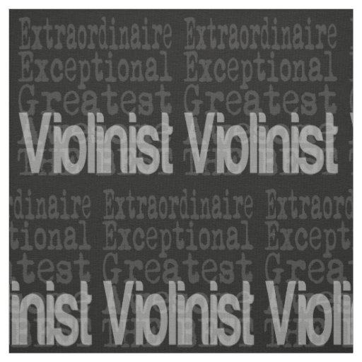 Violinist Extraordinaire Fabric