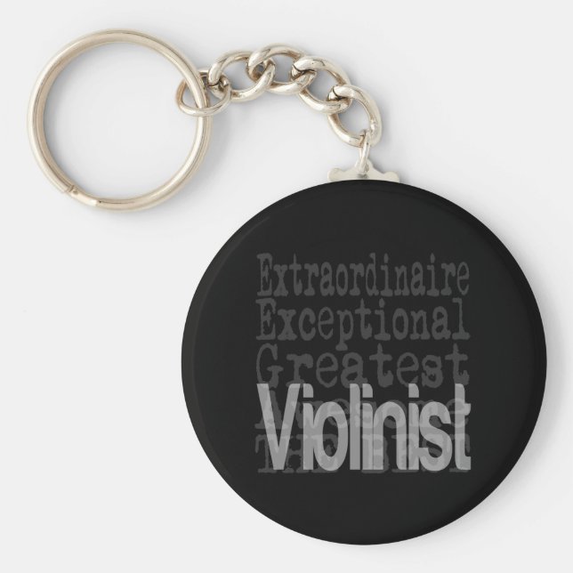Violinist Extraordinaire Keychain (Front)