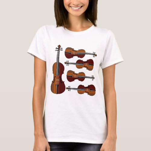 Violinist Music T_Shirt