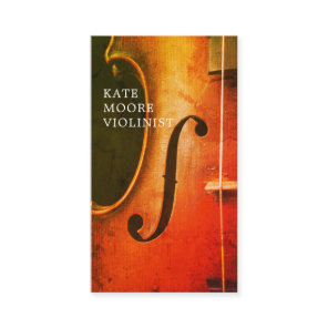 Violinist Violin Musician Business Card