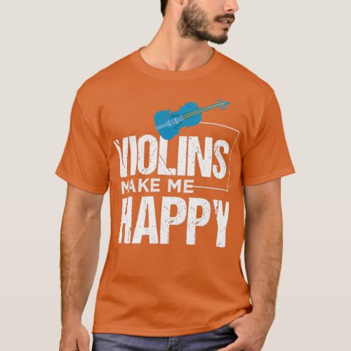 Violinist Violin Teachers Fiddle Player T_Shirt