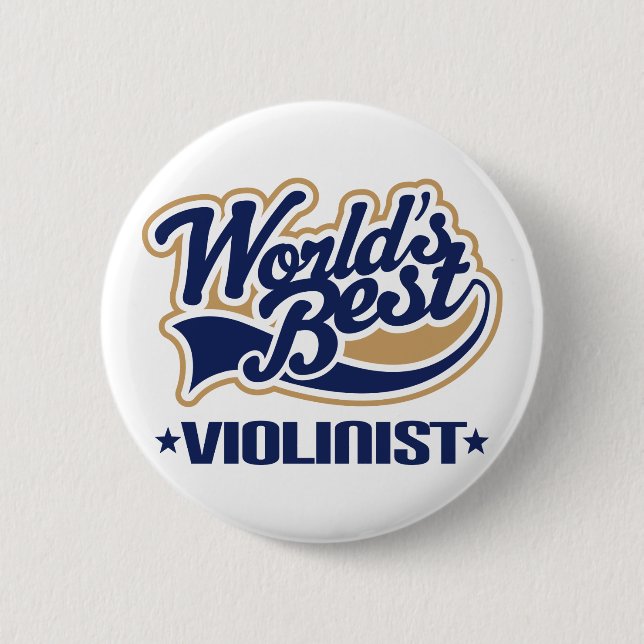 Violinist (Worlds Best) Button (Front)