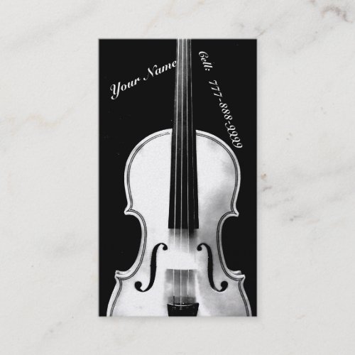 Violinistic Business Card Template