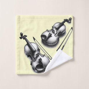 Violins Bath Towel Set