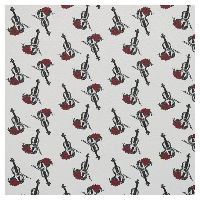 Violins Fabric (Swatch)
