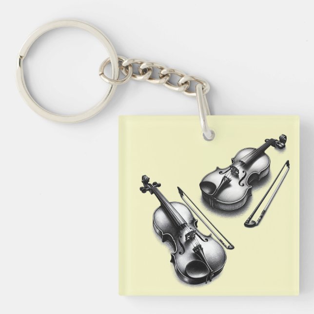 Violins Keychain (Front)