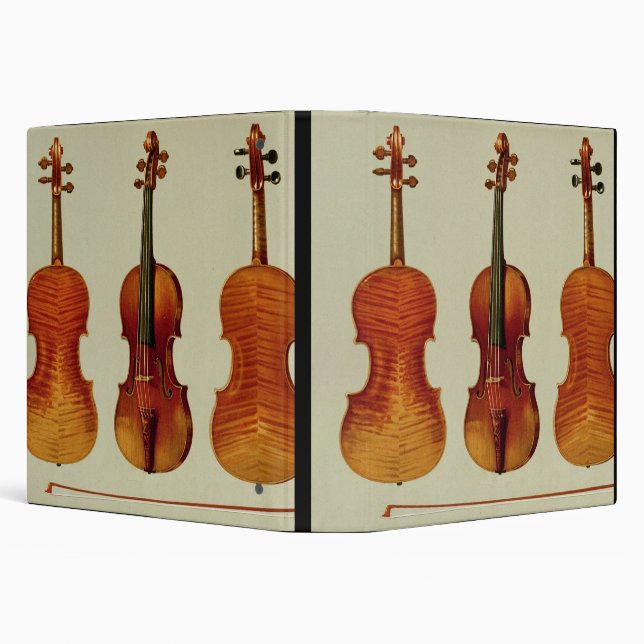 Violins (LtoR): the 'Alard' by Antonio Stradivariu Binder (Background)
