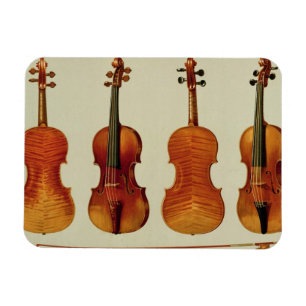 Violins (LtoR): the 'Alard' by Antonio Stradivariu Magnet