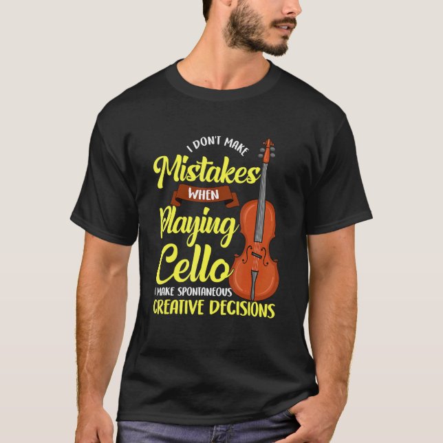 Violoncello Cello Player Musician  Cellist T-Shirt (Front)