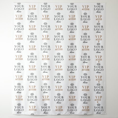 VIP Access Your Logo  Step and Repeat Backdrop