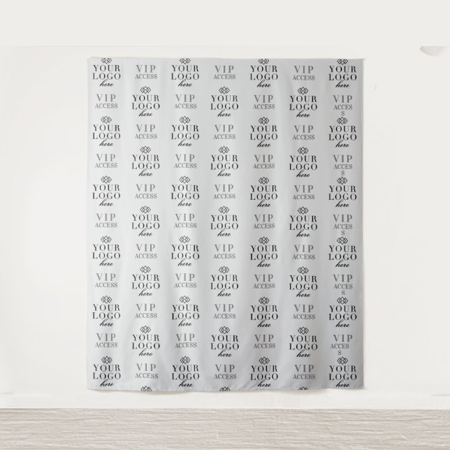 VIP Access Your Logo | Step and Repeat Backdrop (Front)