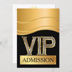  VIP Admission Invitation