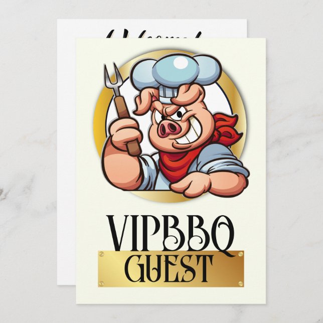  VIP Admission Invitation (Front/Back)