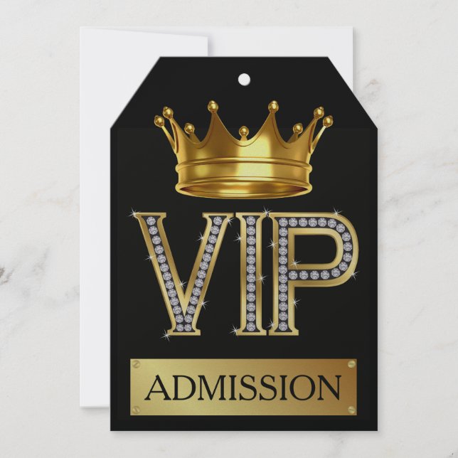 VIP Admission Invitation (Front)