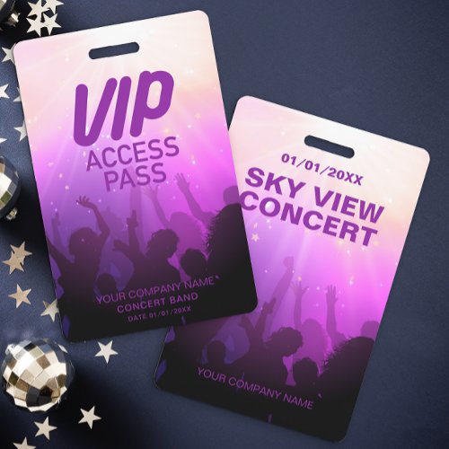VIP All Access Badge _ Purple