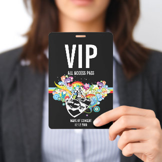 VIP All Access Concert Pass Badge