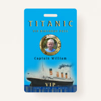 VIP All Access Custom Photo Titanic Birthday