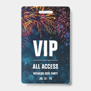 VIP All Access Event Pass   Fireworks Finale Badge
