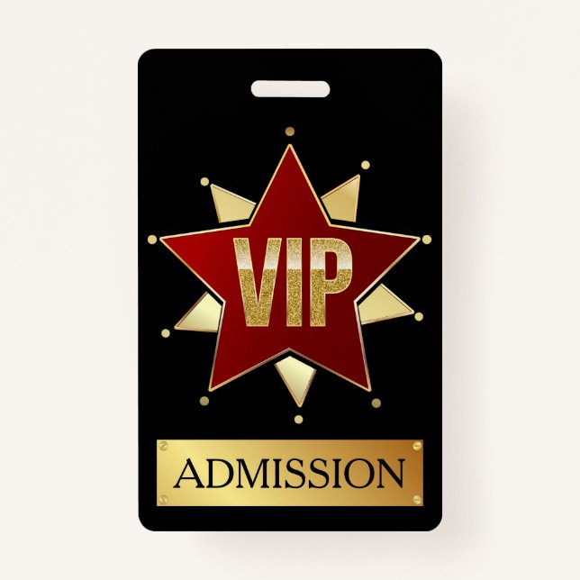 VIP BADGE (Front)