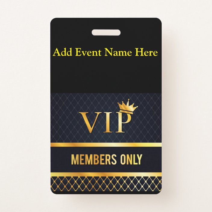 VIP BADGE | Zazzle.com