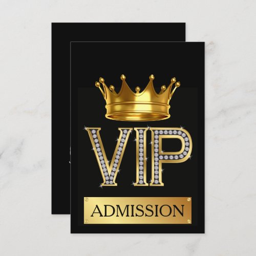 VIP BADGE INVITATION