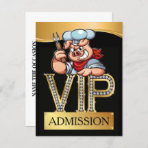 VIP Barbecue / Pig Pickin' INVITATION