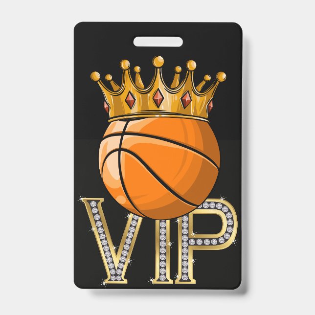 VIP Basketball BADGE (Front)