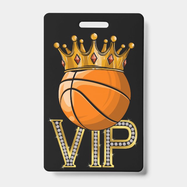 VIP Basketball Badge (Front)