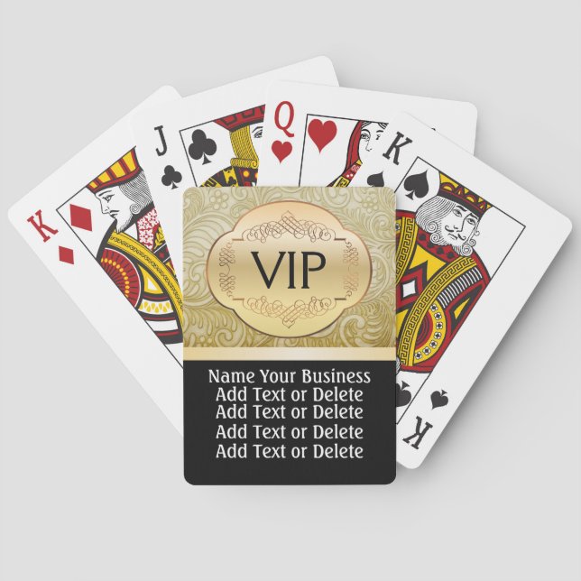 VIP Business - Playing Cards - SRF (Back)