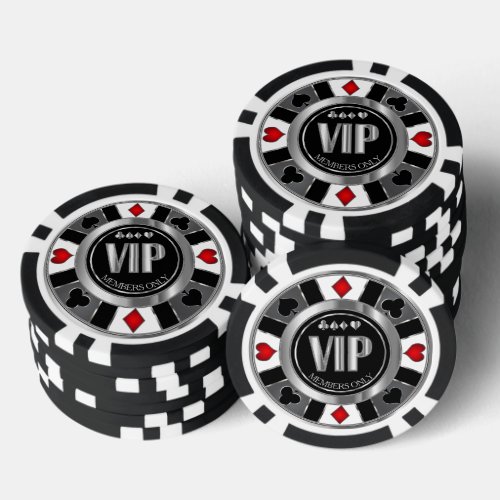 VIP Casino Poker Chip _ Las Vegas _ Red