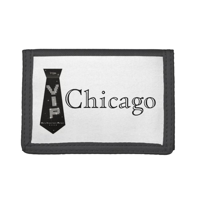 VIP Chicago TriFold Nylon Wallet (Front)