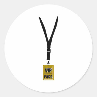 VIP CLASSIC ROUND STICKER